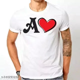 Striped polyester T-shirt for men, toxic smile printed on front, short sleeves, size M