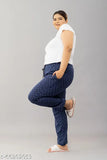 CUPID Plus size regular fit printed cotton comfortable night pants lowers for women 3xl4xl5xl
