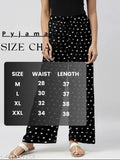 Women's size chart royal blue printed pure cotton pyjamas, pajama set of 2, long sleeves, slim fit