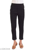 LUVCARE Women's Slim Fit Checked Jeggings Combo
