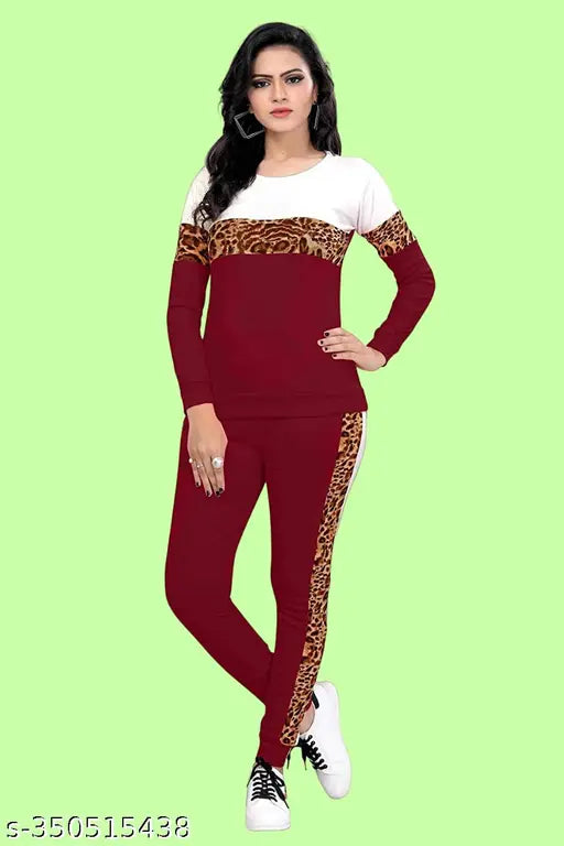 Cotton blend IBR night track suit, printed design for comfortable style, S-XXXL sizes