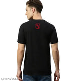 Black cotton T-shirt featuring printed Roman Reigns image, Greatness Amongst You design for men's fashion, WWE fanwear on display