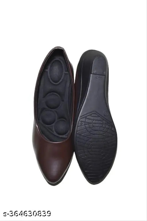 PU boat shoes, Bootify Professional belli for Office (bt-03), solid pattern in Indian sizes 6-10