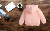 Cotton blend long sleeve hoodie sweatshirt for infant boy & daddy's girl, printed pattern with hood and pockets. Soft, casual & stylish, suitable for parties & gifting. [India-made]