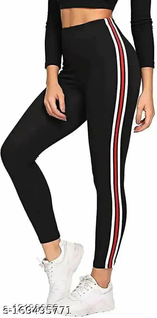 Solid lycra fancy modern women's jeggings, stylish fit for Indian size 28, 30, or 32 waist