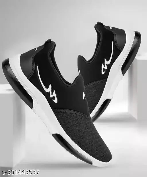 Black and white high top sneakers boys daily use for sports
