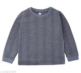 Kids winter wear thermal set (1pc): Soft wool, warm & comfortable full sleeve body warmer for kids, solid pattern