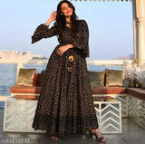Wool printed petite dress with three-quarter sleeves, perfect for any occasion, India origin