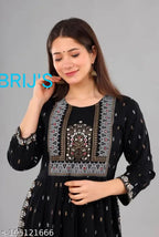 Rayon printed Taj Mahalyok Kurti, three-quarter sleeves, Indian ethnic wear