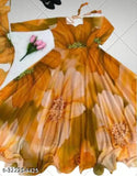 FABRIC BY GEORGETTE LONG SLEEVE ROUND NECK PRINTED WITH DUPATTA CASUAL FORMAL PARTY WEAR LONG WEAR WEDDING FUNCTION WOMEN AND GIRLS
