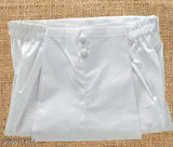 White cotton shorts, XXL fit