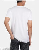 Striped polyester t-shirt, short sleeves, available in S-XXL, Made in India