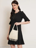 Off white hand embroidered clutch purse