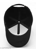 Embroidered cotton baseball cap, Virat Orange Badshah Black Square Black - Comfortable Indian-made headwear