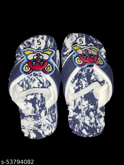 EVA sole kid chu sleeper in printed net design, soft and comfortable for boys aged 2-4 years
