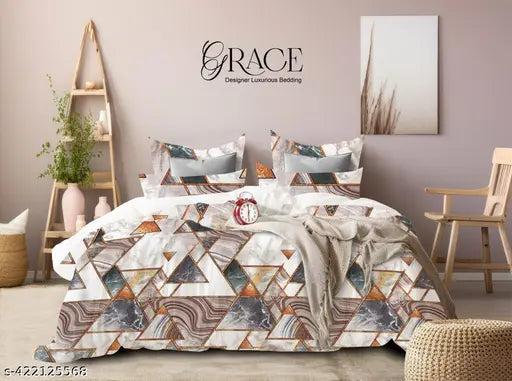 Lightweight polycotton AC comforter, unique design, comfortable for air-conditioned rooms - Unique Homes