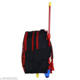Multicolor waterproof polyester trolley bag for kids, features 3 zipper compartments, ideal for school essentials, Indian Riders SPIDER brand, 30L capacity