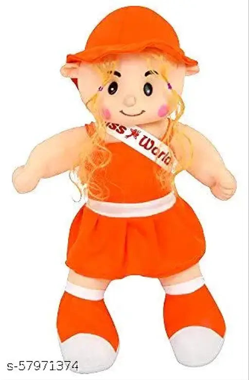 Multicolor soft Miss World Queen Barbie doll for newborn baby girl, ideal birthday gift