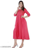 Jaipuri embroidered rayon anarkali kurtis, flared style with three-quarter sleeves, vibrant Indian ethnic wear for women