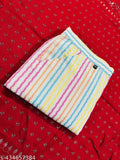 Cotton printed net pant set for women, vibrant colors on display, multiple sizes available from India