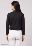 Marhaba fashionable denim jacket, long sleeves, white pants