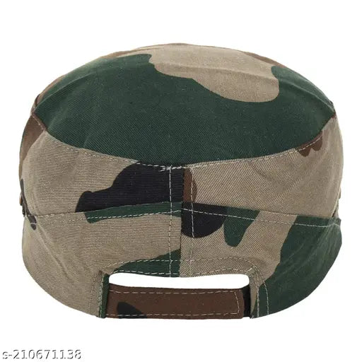 Multicolor unisex Indian Army Military Classic Cotton Baseball Cap with adjustable strap [comfortable and cool] for outdoor sports, dance performances, casual wear & gifting