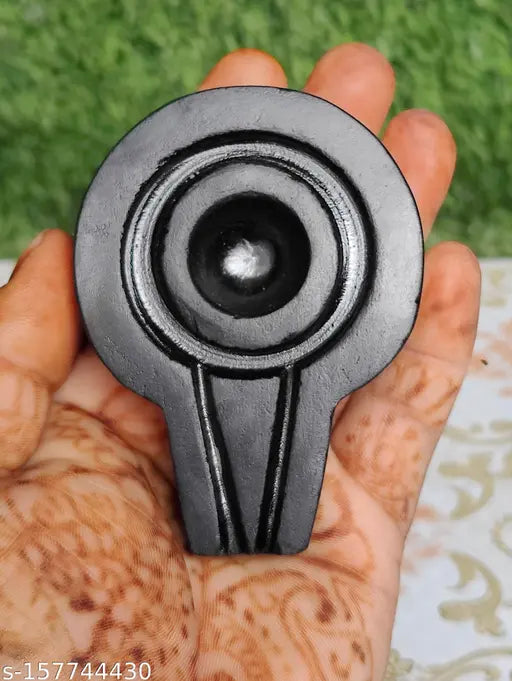 Original marble Narmadeshwar Shivling with Narmada stone Jaladhari Yoni base, Narmedeshwar/bana linga for home worship