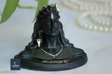 Resin Adiyogi Shiva God figurine, decorative showpiece for car dashboards & living rooms, Indian handcrafted art
