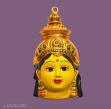 Metal Matha Face Varalakshmi, Ammavari, Gowri decor for Poojas & festivals - India origin
