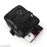 Black leather tote, zip closure, multiple card slots