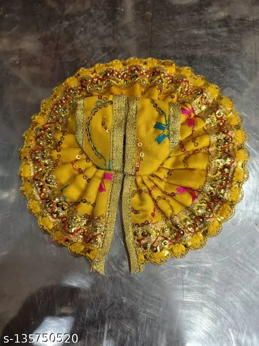 Brass, handcrafted, traditional Indian sweet snack, round shaped laddu, small size 4 number, decorated with colorful, cultural designs, celebratory occasion