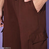 Woman wearing olive cargo pants with pockets