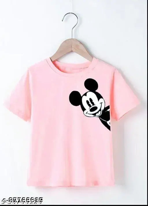 Women's round neck printed cotton t-shirt, short sleeves with vibrant pattern, size S (bust 34 in), made in India