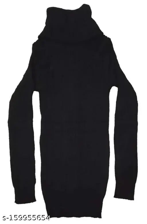 Trendy wool high neck sweaters for kids, solid color design, 2 pack in sizes 6-9 months to 3-4 years (Indian origin)