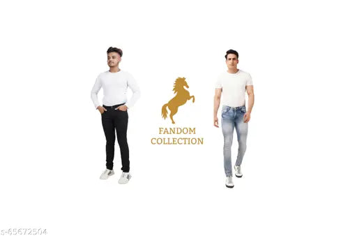 Hard Denim Men's Jeans Pack of 2, Dark Wash