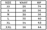 Black polyester blend casual high waist elastic band trousers with pocket size 36, waist size 38, hip size 42, length size 36, slim fit, men's