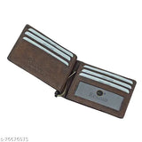 Maddox vegan leather RFID wallet, solid pattern, six card slots, elastic closure, credit card slots, India origin