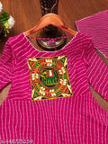Georgette kurtis with dupatta, long-sleeved dyed/washed net Indian traditional wear, S-XXXL sizes available
