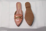 Modern synthetic colorblocked mules - Bellies & Mules by Basic Steps, versatile design for casual or evening wear