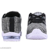 Neobaby unisex casual first walking shoes with white, gray and black design, lace-up closure, Nike swoosh logo