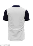 Black poly blend sports jersey with printed net shorts for outdoor activities such as football, hockey, tennis, badminton, volleyball, running, gym wear etc. Made in India