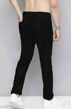 Edgy cotton credit fabric black knee-cut leggings for perfect style, stretchable and slim fit