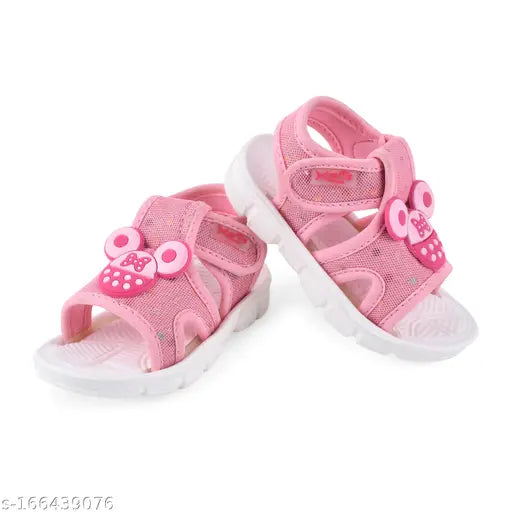 KATS Fashionble Sandals For Boys, Comfortable & Lightweight For Casual Wear & Party - (PINK) DOTS