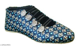 Synthetic printed bellies shoes for women, casual and comfortable with closed backs in sizes IND-4, IND-7, IND-8 (India origin)