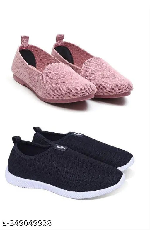 Indian-made mesh loafers combo - high quality, comfortable, skin-friendly diabetic/orthopedic slippers