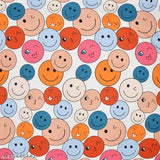 Designer super soft glace cotton smiley face double bedsheet (72x78), with 2 matching pillow covers (16x27). Breathable, wrinkle-free, and colorfast. Perfect for summer. Indian handloom quality