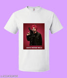 Siddhu Moose Wala men's polyester t-shirts, printed net design, eco-friendly, soft & comfortable, India origin