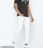 White denim plain jeans, size 30/32 from EANAY, India
