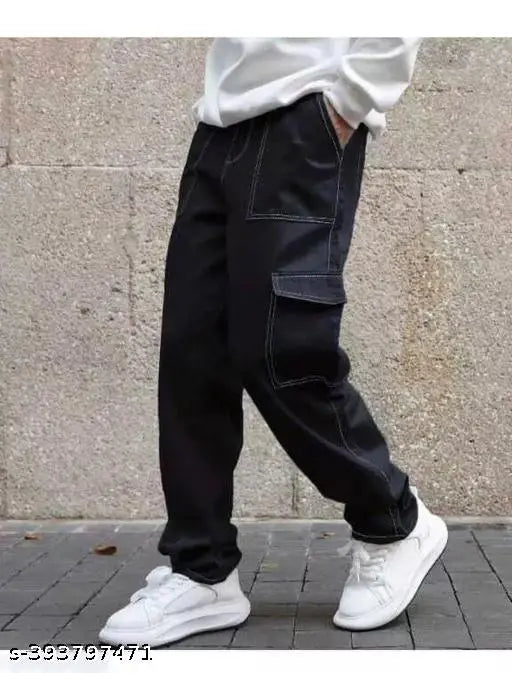 Denim men's jeans, solid pattern, high-quality Indian-made jeans for fashionable fit (size 26/30/32)