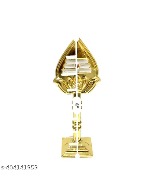 Murugan Vel for car dashboard Home Decor and Temple, gold finish, 3D design